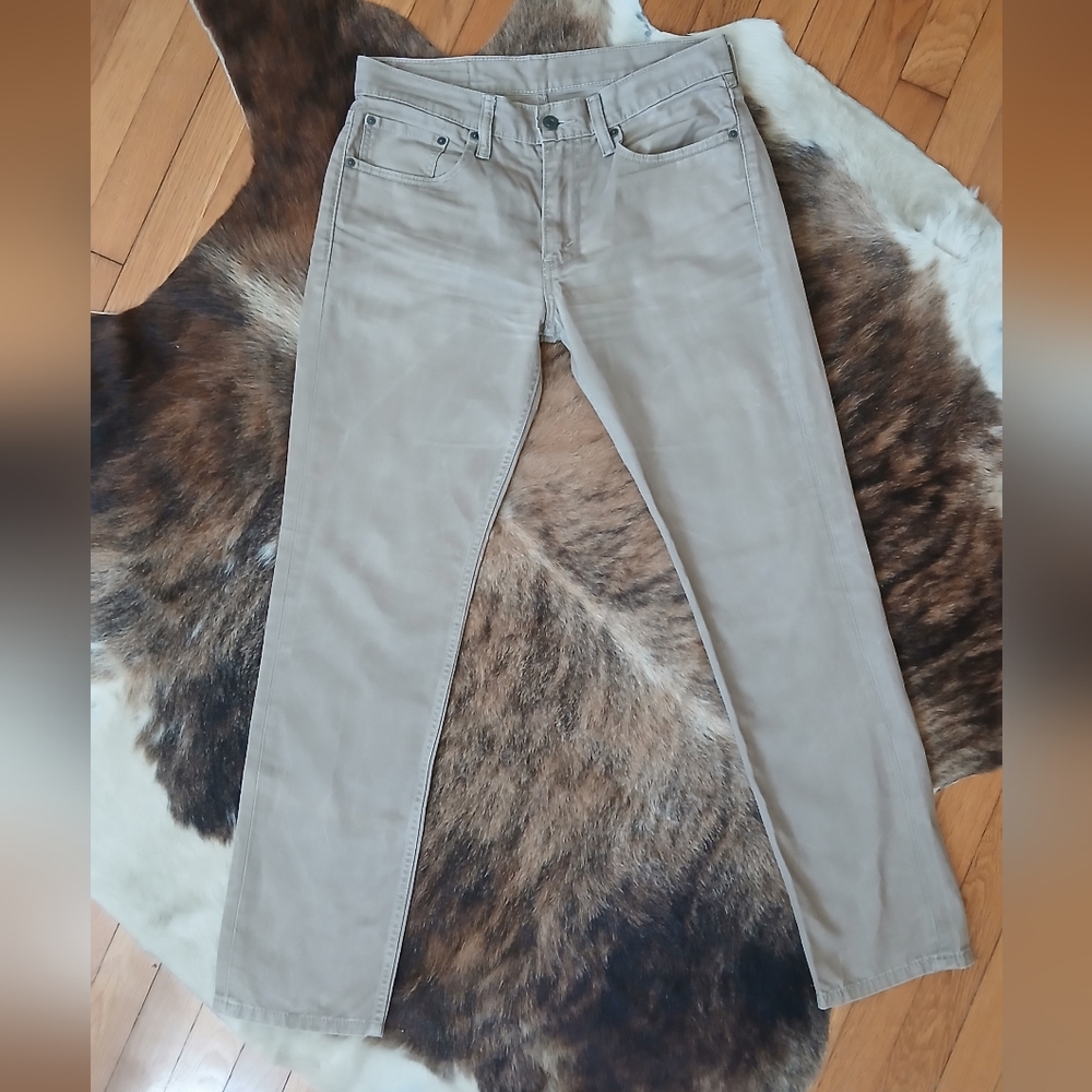Levi's 511 Slim Straight Fit 32x32 Jeans in Light Taupe/Biege